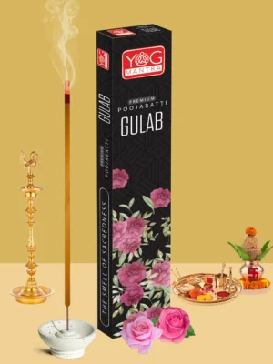 image of Gulab incense stick pack of 12