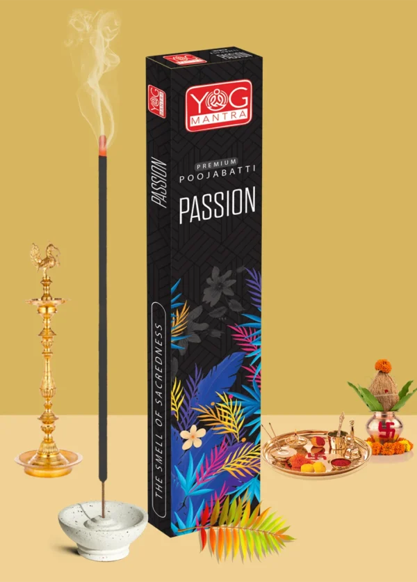image of black passion incense stick