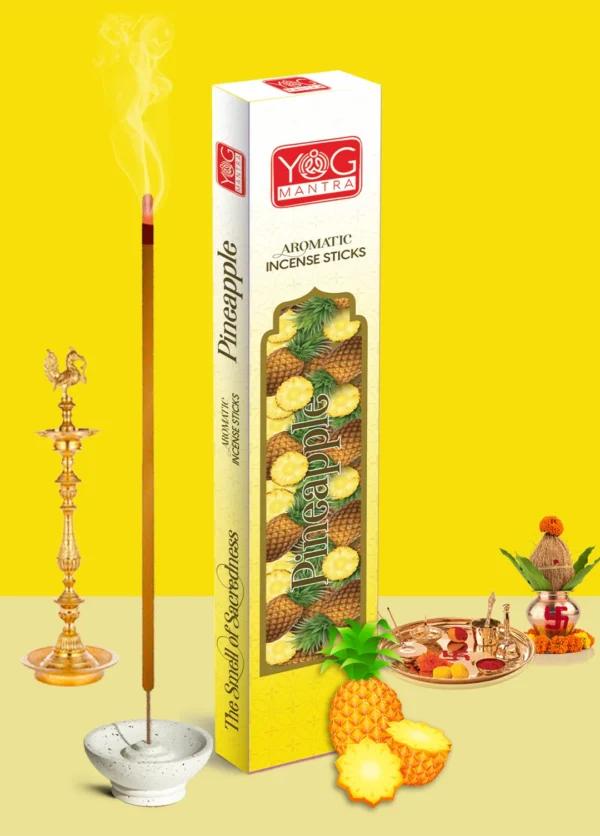 image of Pineapple incense stick pack of 12