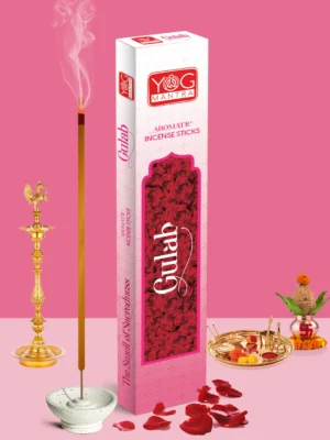 image of Rose incense stick pack of 12