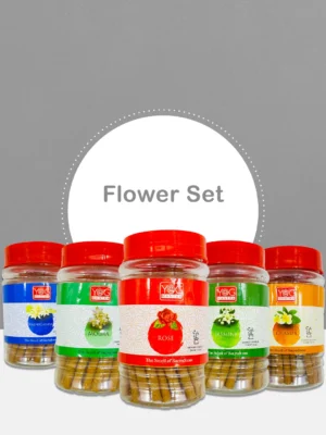 image of Flower set Dhoop stick JAR 5 product profile
