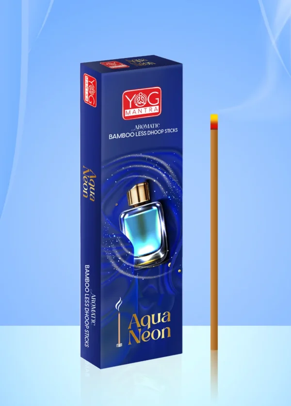 YogMantra Dhoopsticks Aqua Neon -(pack of 12)