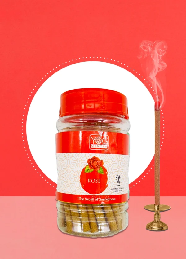 image of Rose Dhoop stick JAR product profile