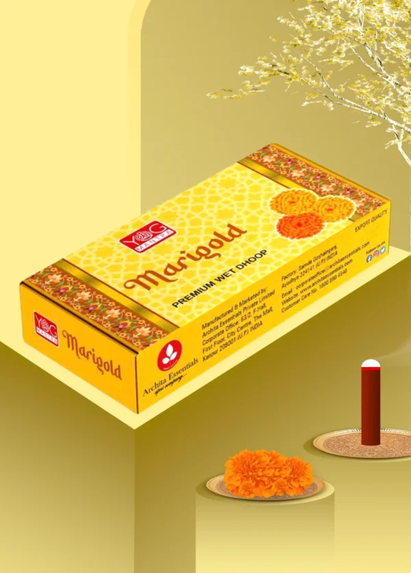 YogMantra Marigold Premium Wet Dhoop (Pack of 4) (2)