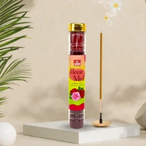 YogMantra Rose Mist Premium Incense Sticks - 100gm (Pack of 1)