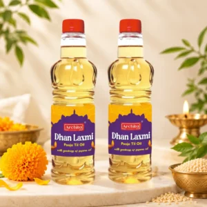 Archita Dhan Laxmi Til Pooja Oil 1800 ml (Pack of 2)