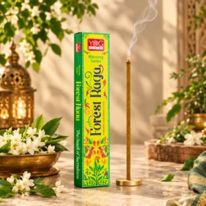 YogMantra Bambooless Forest Raga Dhoop Sticks Thin 8" (pack of 6)