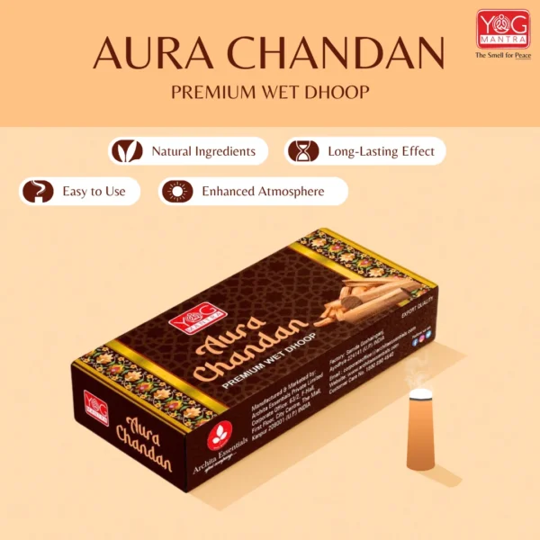 YogMantra Aura Chandan Premium Wet Dhoop - Image 3