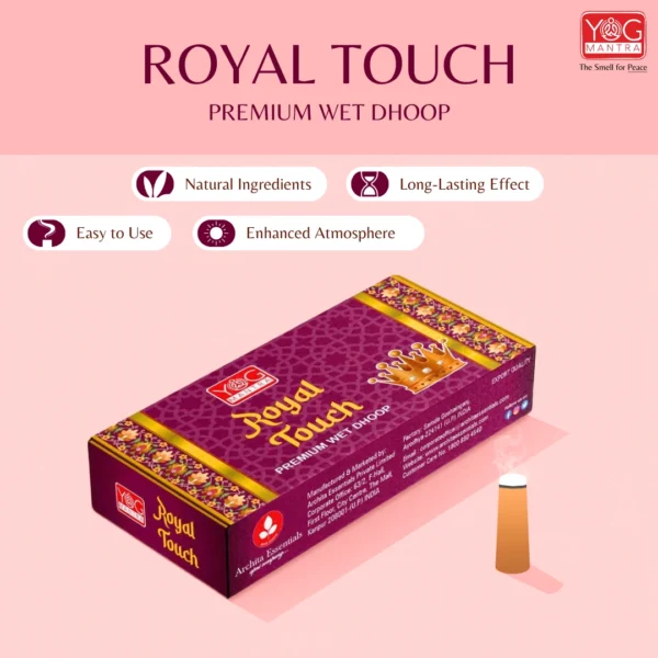 YogMantra Royal Touch Premium Wet Dhoop (Pack of 12) - Image 3