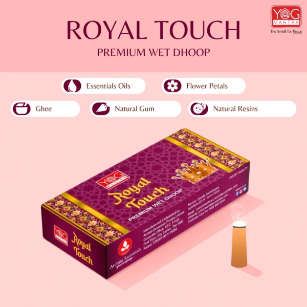 YogMantra Royal Touch Premium Wet Dhoop (Pack of 12) - Image 4