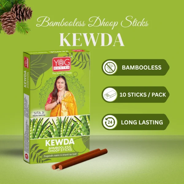YogMantra Dhoopsticks Kewda - (pack of 1) - Image 3