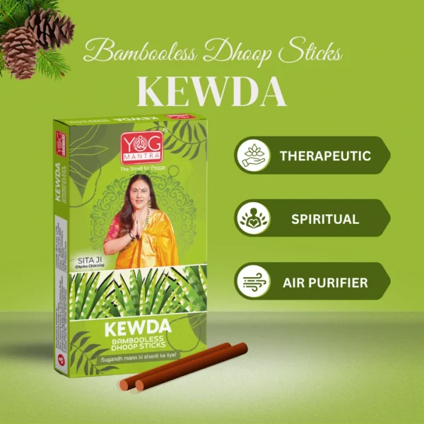 YogMantra Dhoopsticks Kewda - (pack of 1) - Image 4