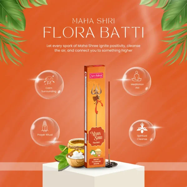 Archita Poojabatti Maha Shri Incense Stick - (Pack of 1) - Image 4