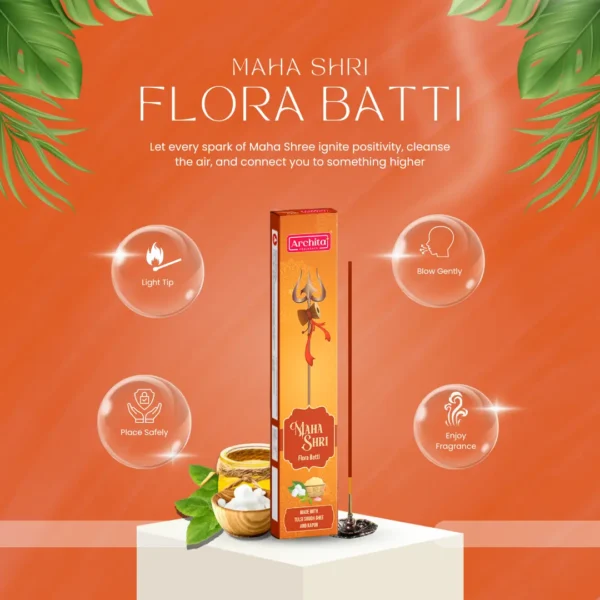 Archita Poojabatti Maha Shri Incense Stick - (Pack of 1) - Image 5