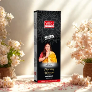 YogMantra Morning Blossom thick Metallic Dhoopsticks - (pack of 1)