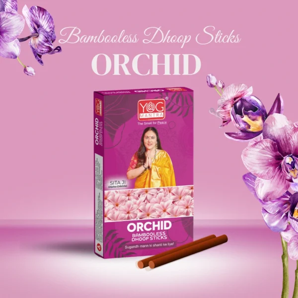 Yog Mantra Dhoopsticks Orchid  - (pack of 1)