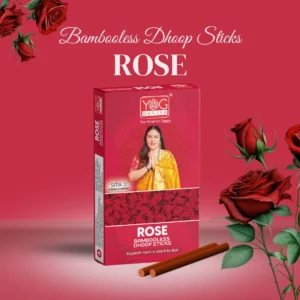 YogMantra Dhoopsticks Rose -(pack of 1)