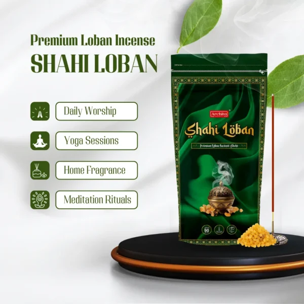 Archita Poojabatti Shahi Loban Premium Incense Stick – (Pack of 1) - Image 4