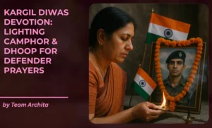 Kargil Diwas Devotion: Lighting Camphor & Dhoop for Defender Prayers
