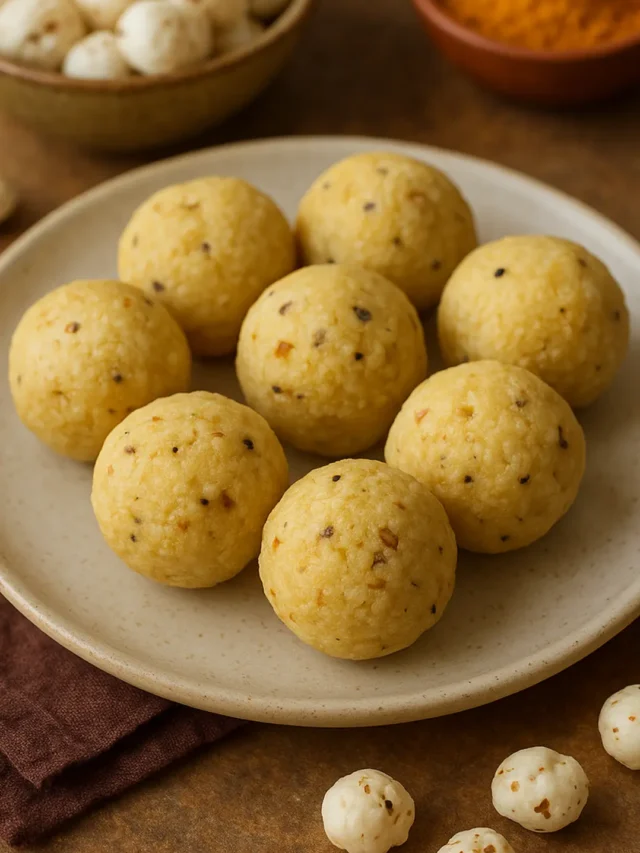 Makhana Ladoo Recipe: Satvik Sweet for Bhog During Ganesh Utsav