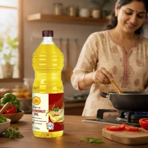Bhog Prasad Pure and Natural Groundnut Oil 1000ml - (Pack of 1)