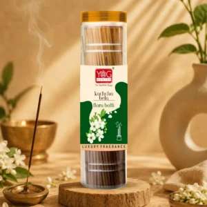 Yog Mantra Kaccha Bela Premium Flora Jar Incense sticks(300gm)- Pack of 1