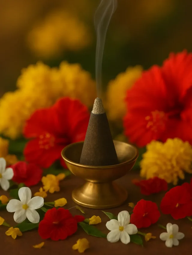Creating a Divine Aura for Onam with Natural Dhoop and Fresh Flowers