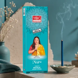 Yog Mantra Mogra thick 6" long Premium Metallic Dhoop Sticks - (Pack of 1)