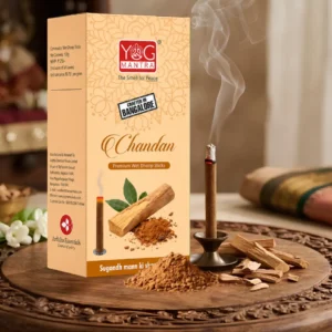 Yog Mantra Chandan Premium Wet Dhoop Sticks - (Pack of 4)