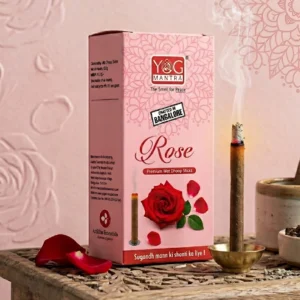 Yog Mantra Rose Premium Wet Dhoop Sticks - (Pack of 4)