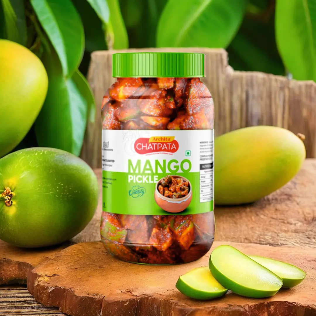 Archita Chatpata Mango Pickle 500gm - Plastic Jar