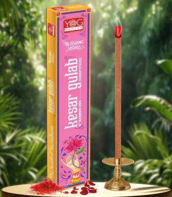image of Kesar Gulab Dhoop Stick Product profile for web