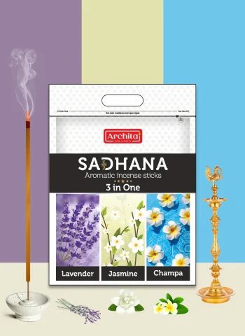 image of Sadhna LJC 3 in 1 incense stick product profile